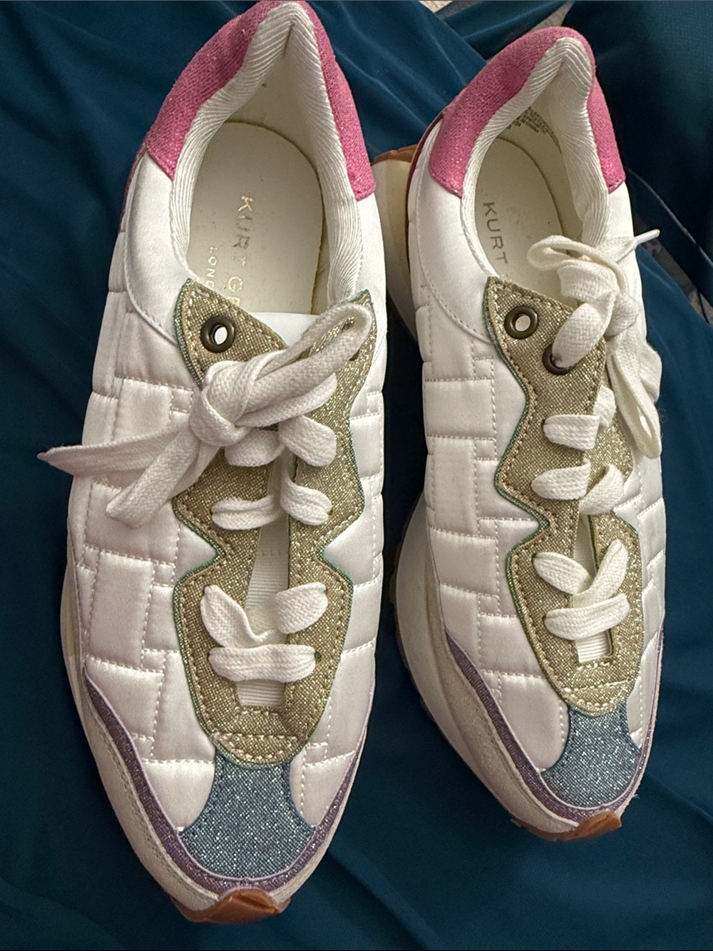 Kurt Geiger London "Quilt Nylon Mutli color Trainer